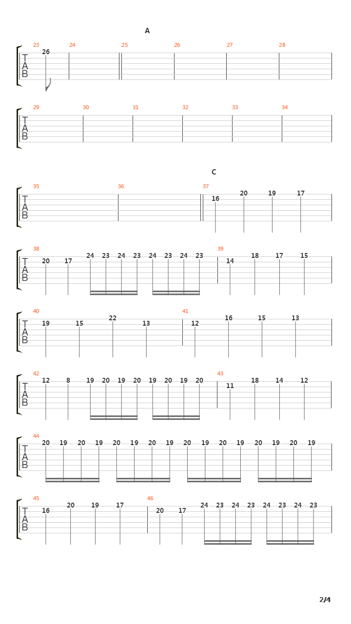 Allegro吉他谱