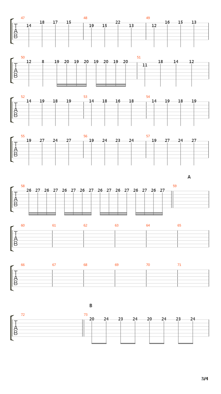 Allegro吉他谱