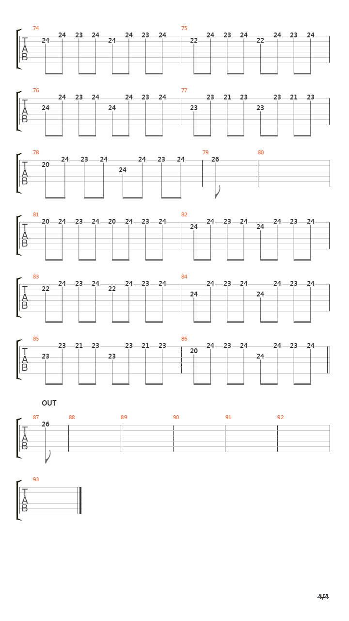 Allegro吉他谱