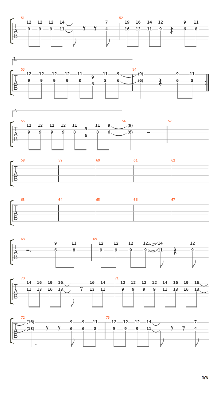 林中鸟吉他谱