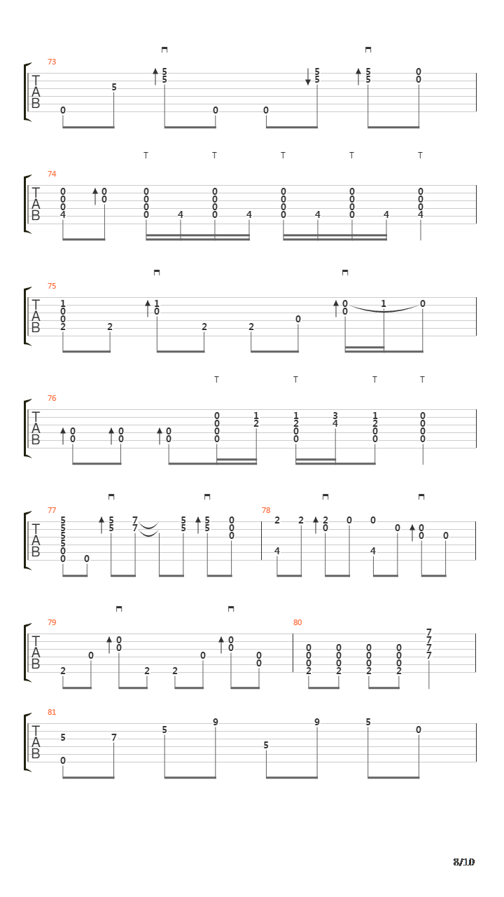 白色相簿（White Album）吉他谱