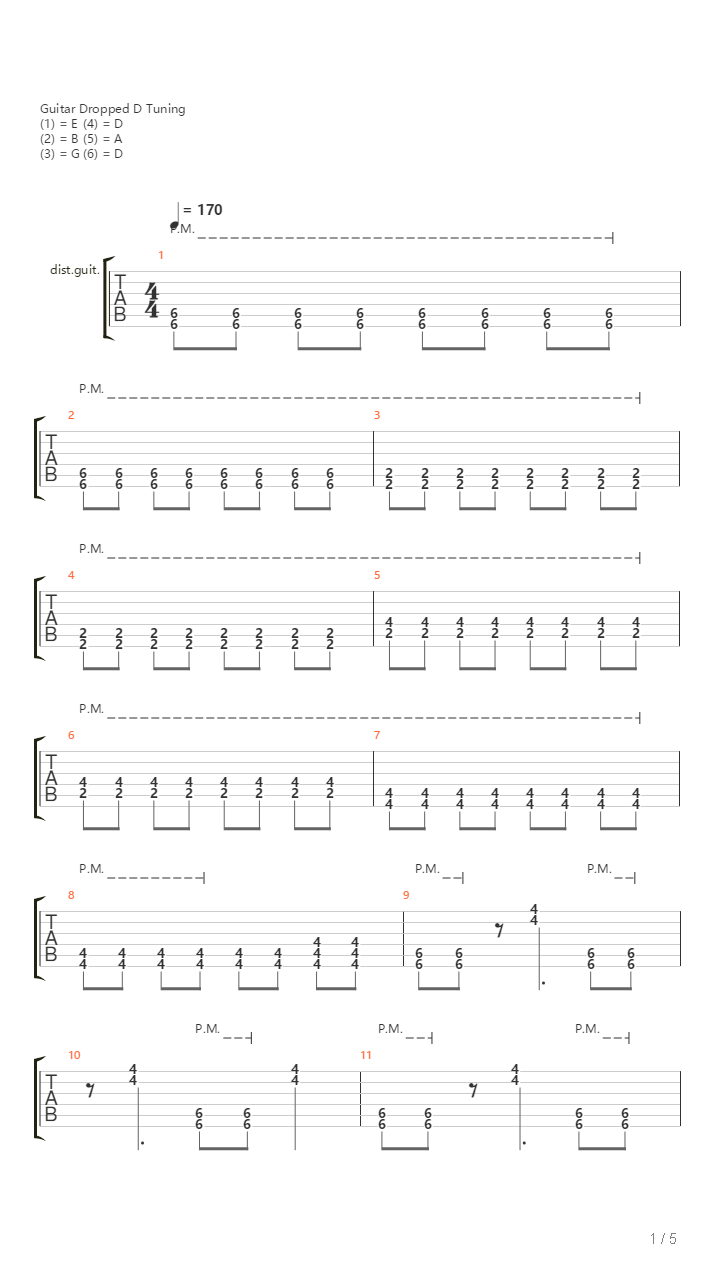 Neo-Aspect吉他谱