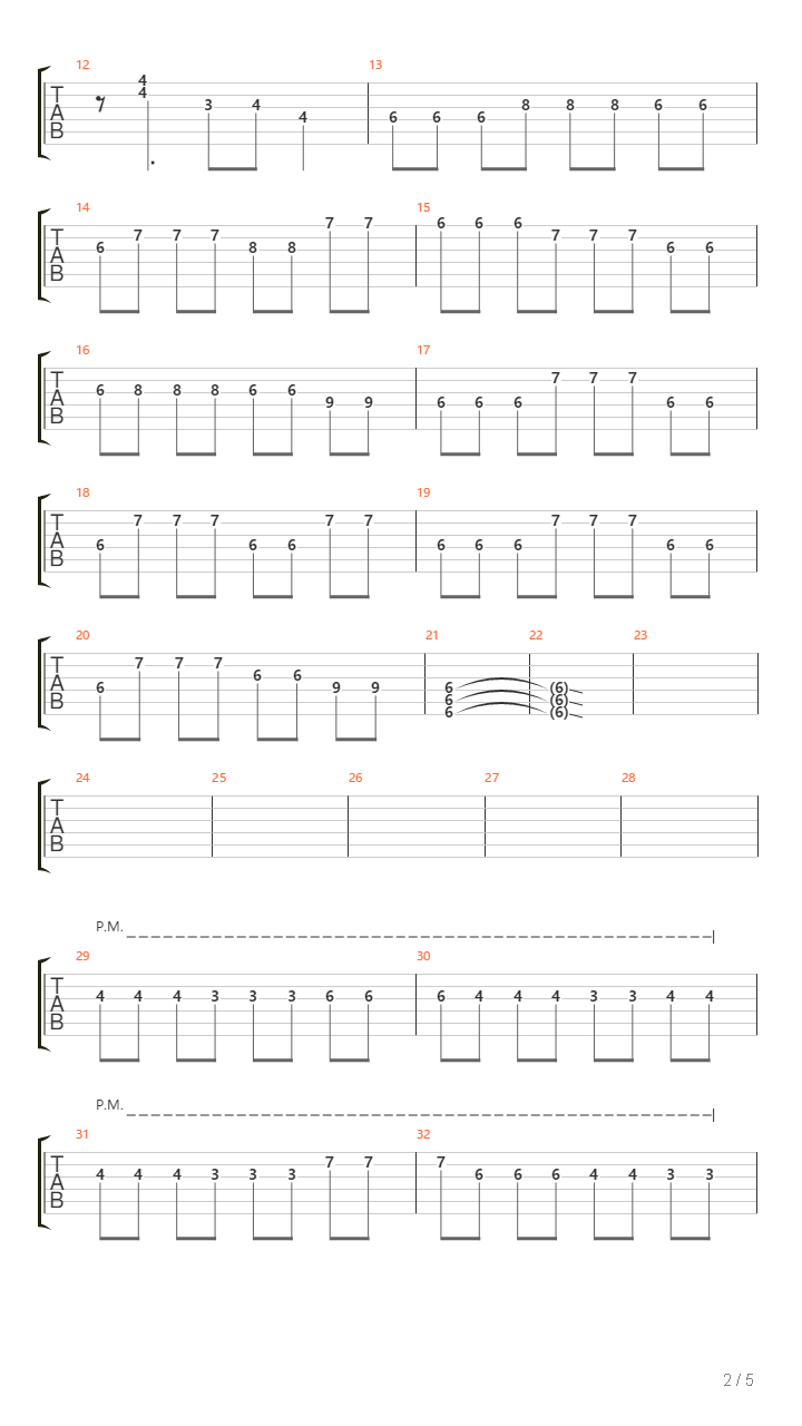 Neo-Aspect吉他谱