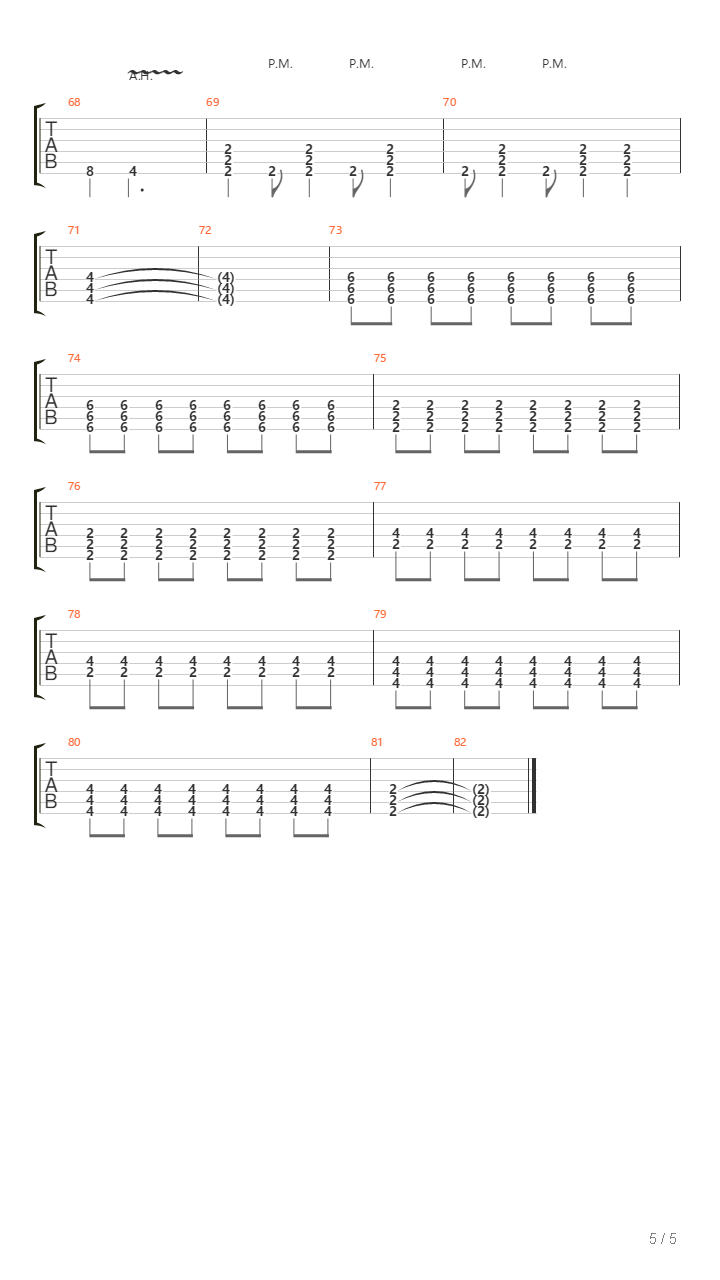 Neo-Aspect吉他谱