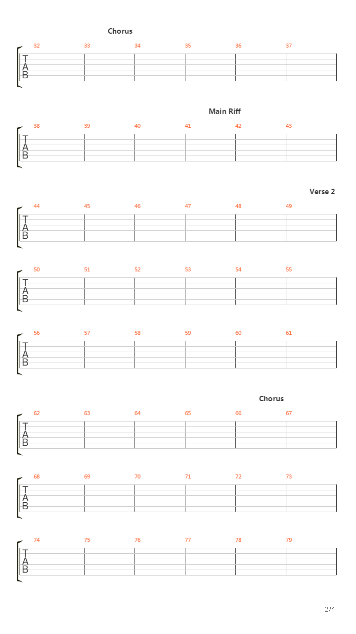 Feed From The Floor吉他谱