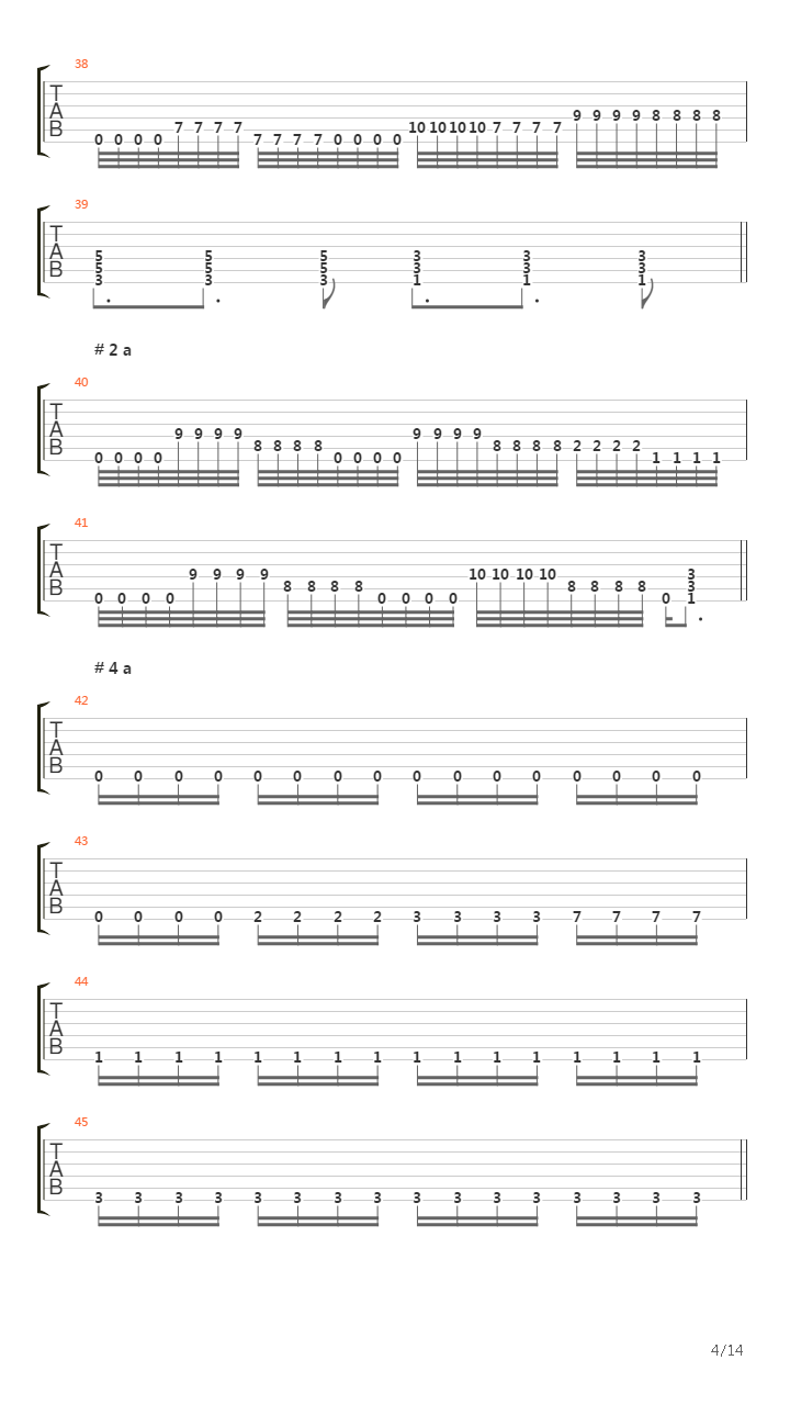 In The Constellation Of The Black Widow吉他谱