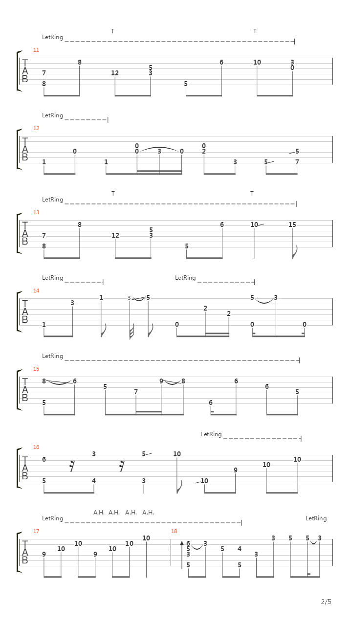 Night Passage吉他谱