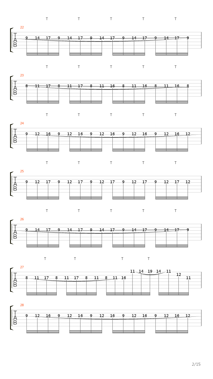 The Stage吉他谱