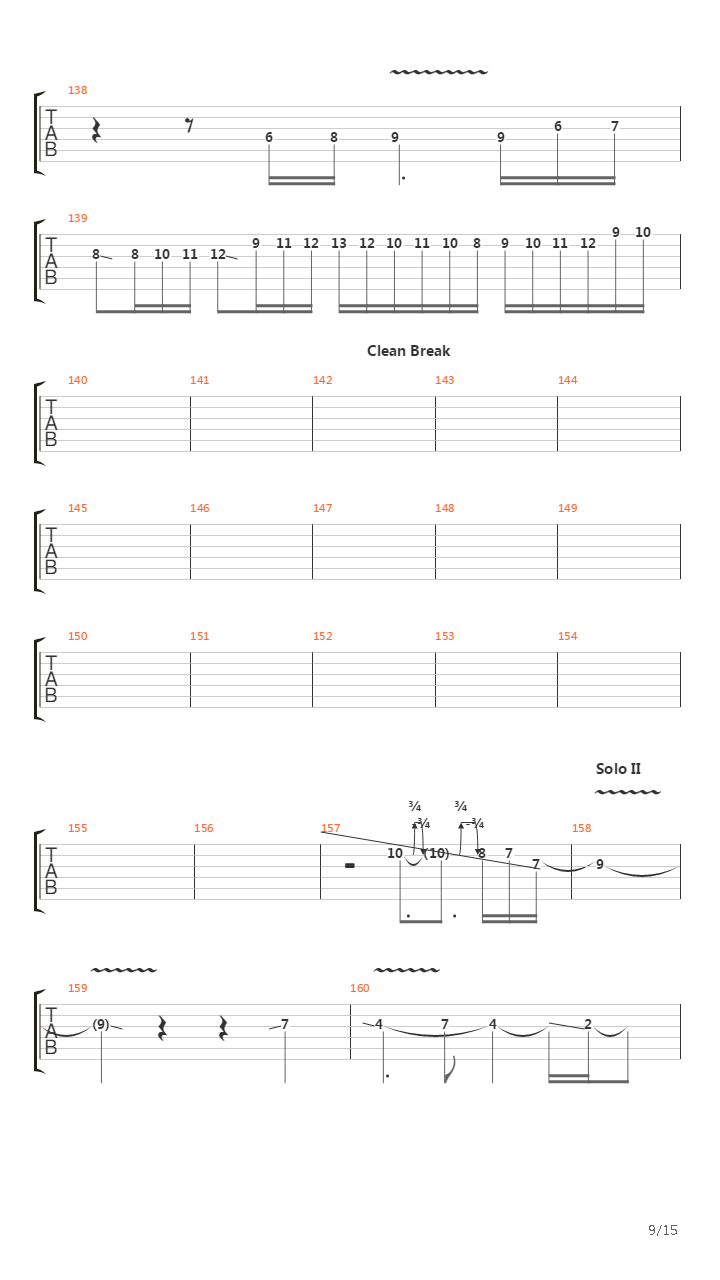 The Stage吉他谱