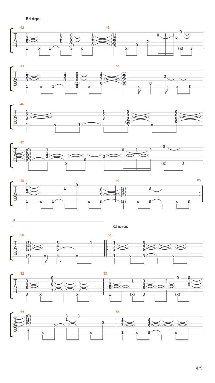 Je Tattends吉他谱