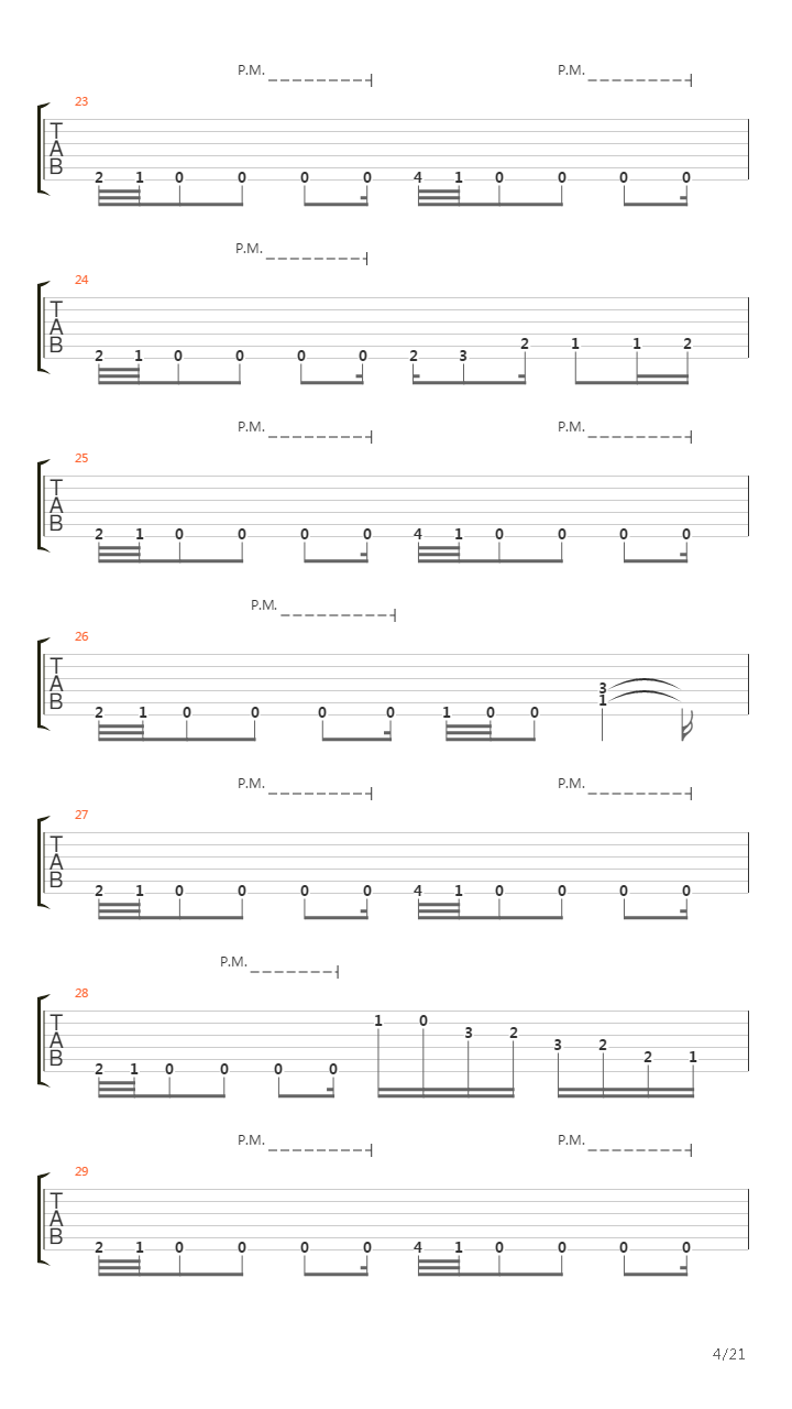 Dominion 5吉他谱