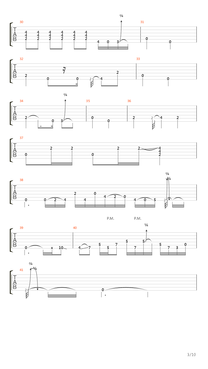 Ticks吉他谱