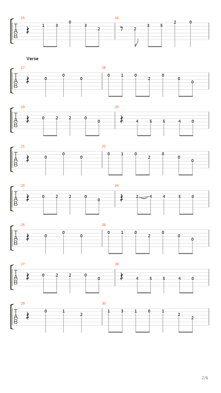 Ultima Iarna吉他谱