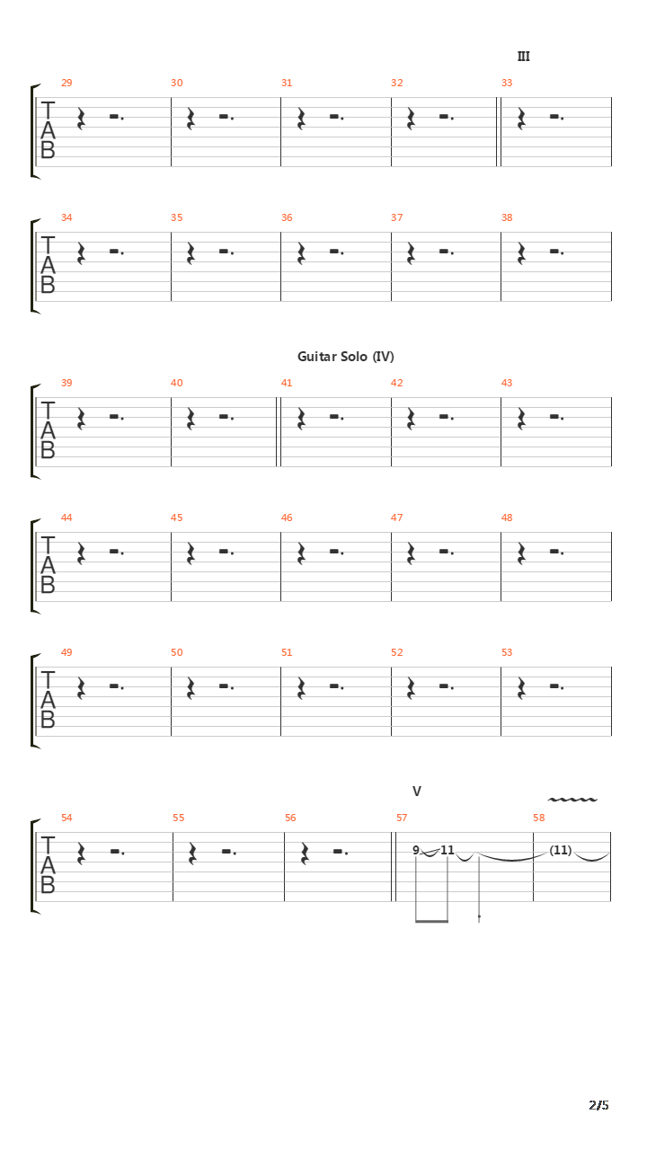 Aurora吉他谱