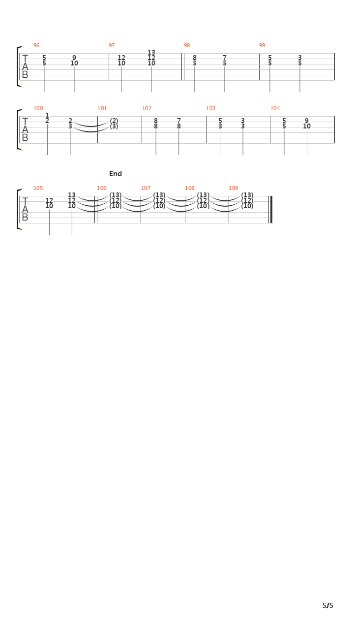 Celestial Signals吉他谱