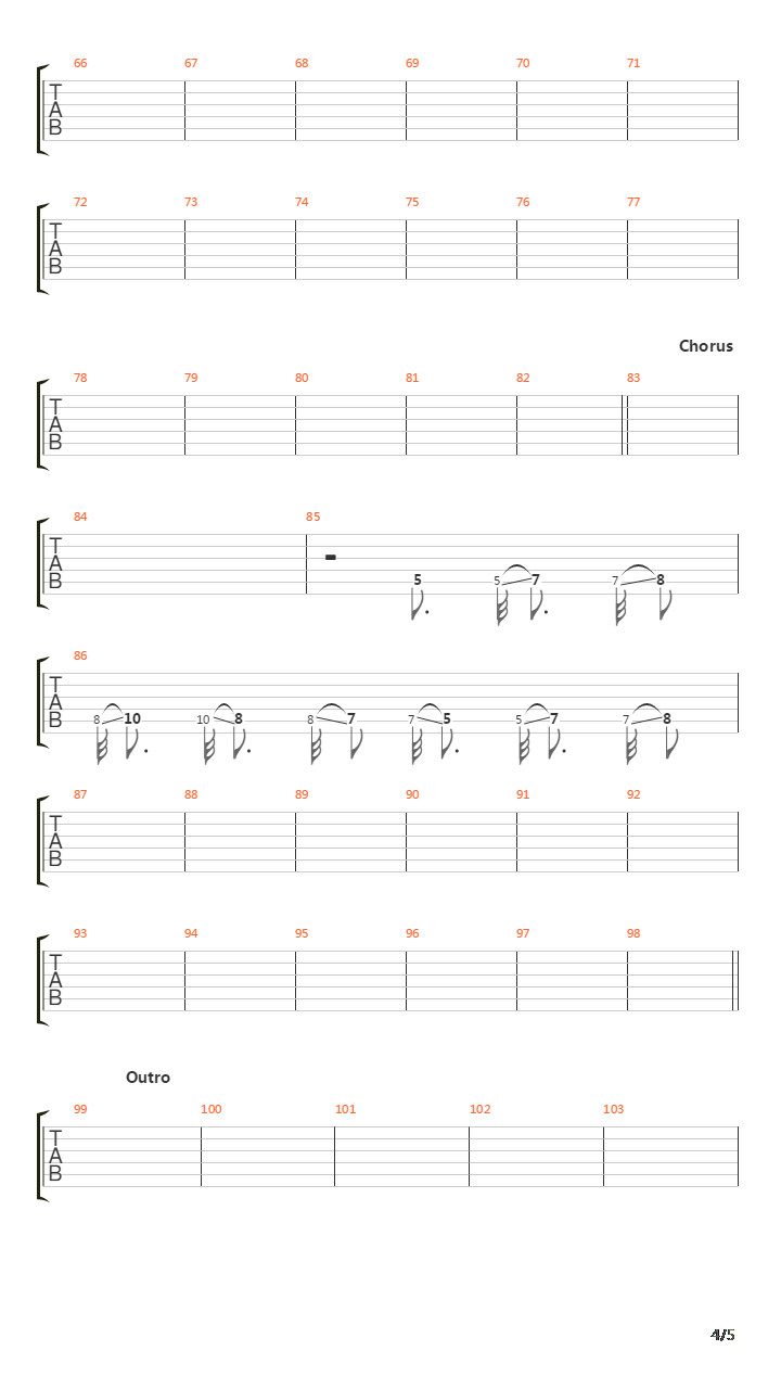 Oje吉他谱