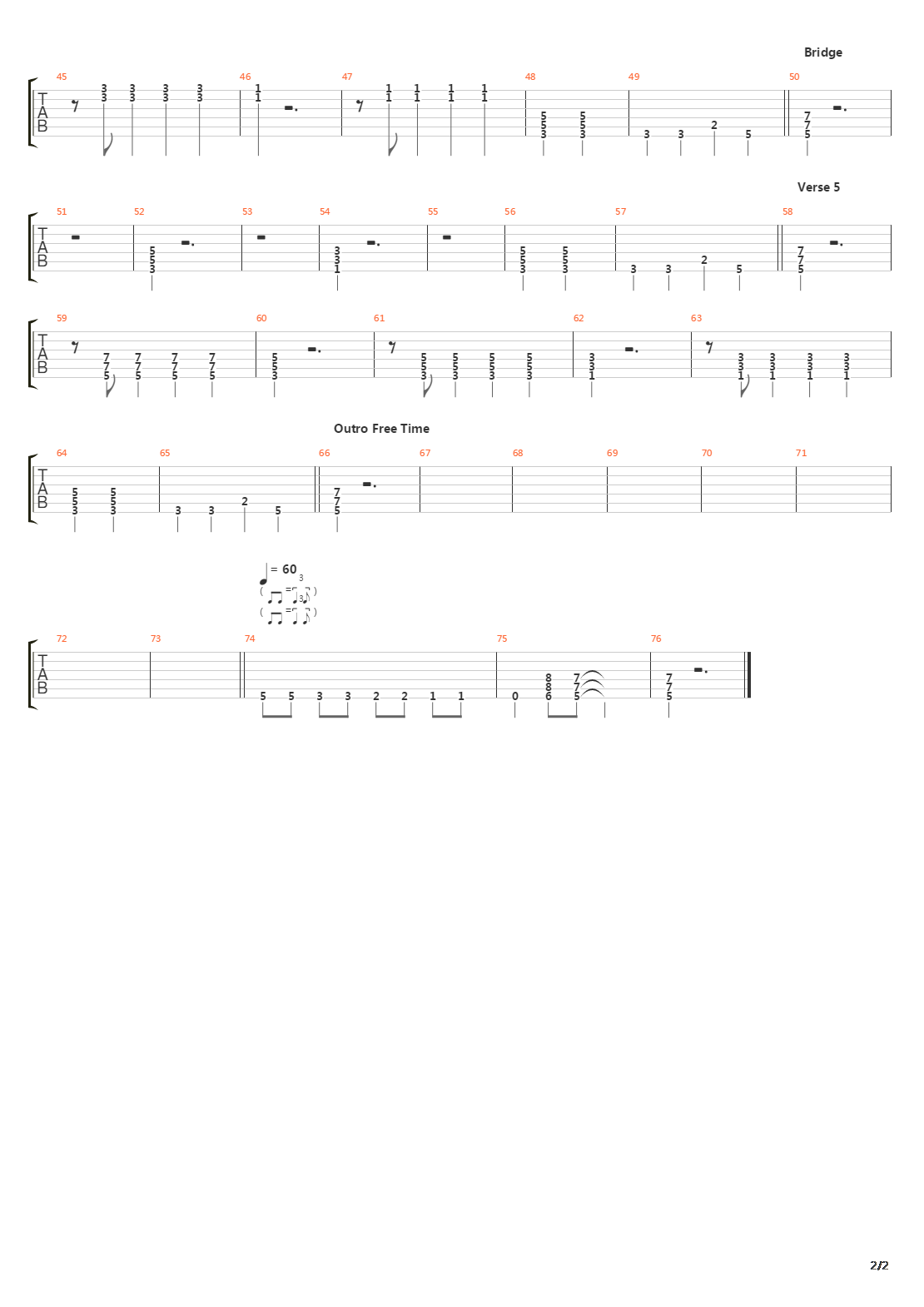 Extrabreit吉他谱