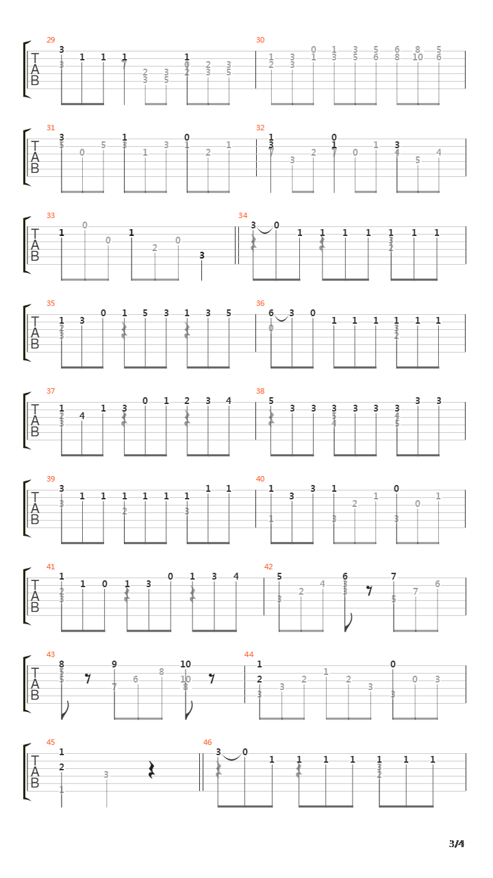 Opus 31 No 21 In F Major吉他谱