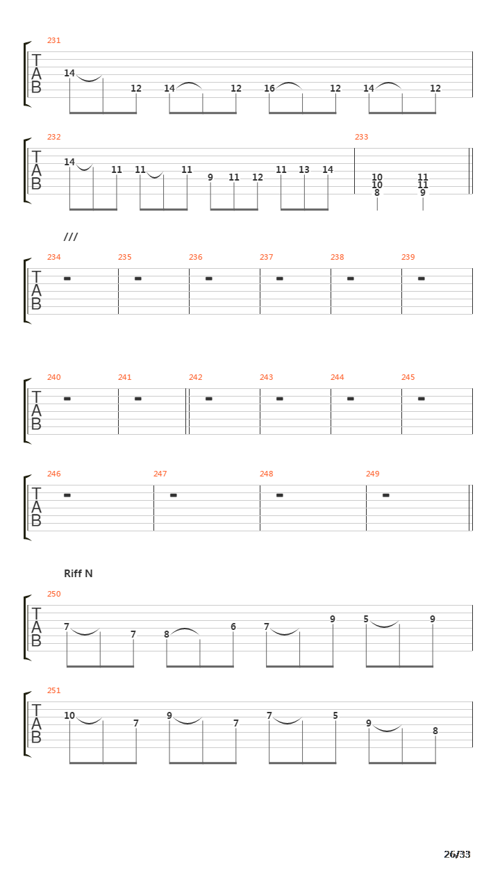 Gula吉他谱