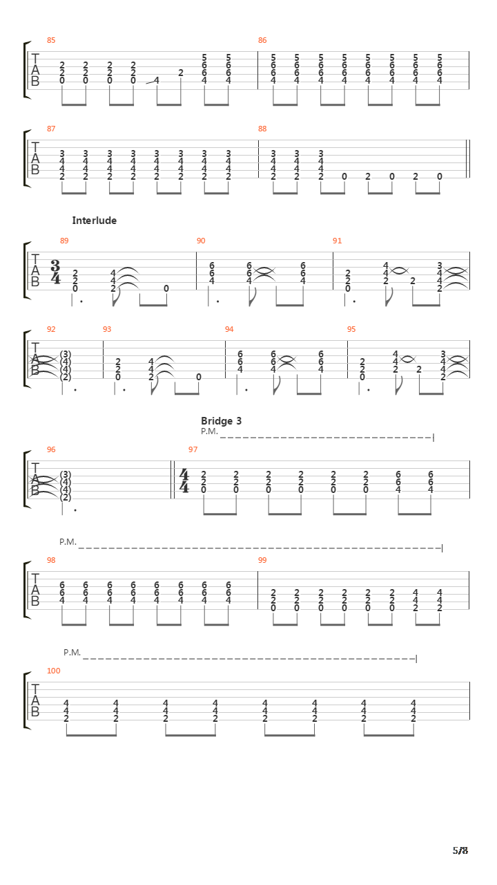 Arrows吉他谱