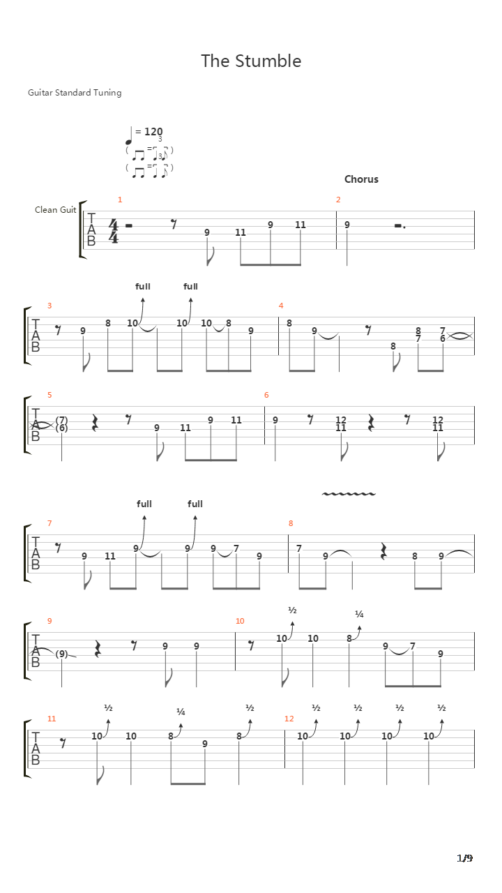 The Stumble吉他谱