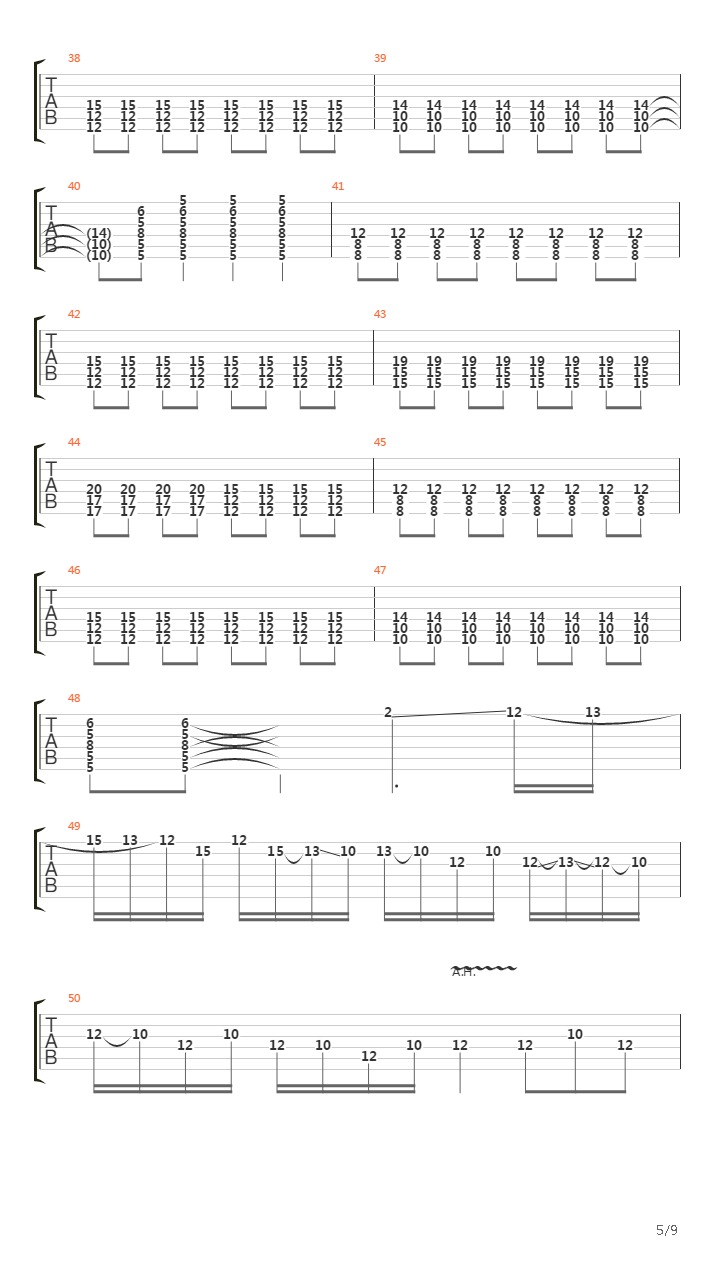 Lacunosus吉他谱