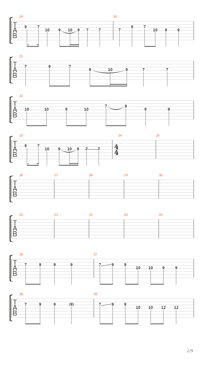 Song Of The Forlorn Son吉他谱