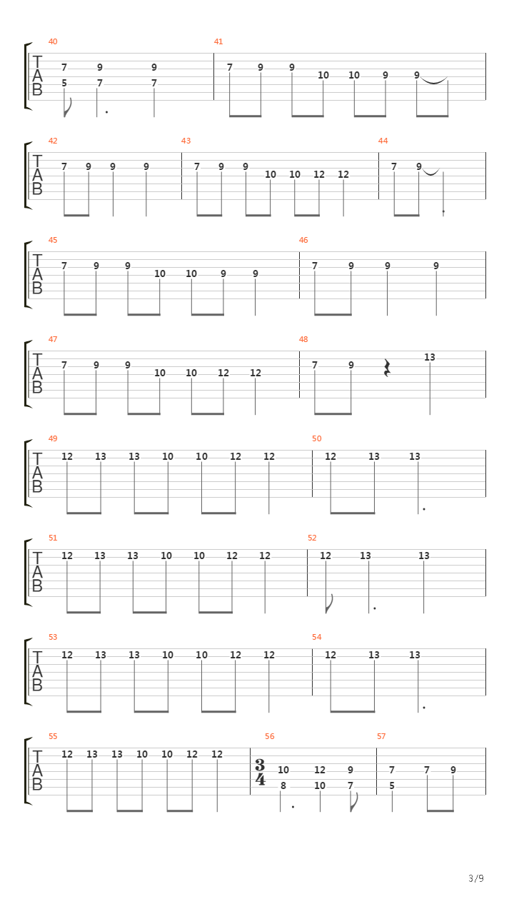 Song Of The Forlorn Son吉他谱