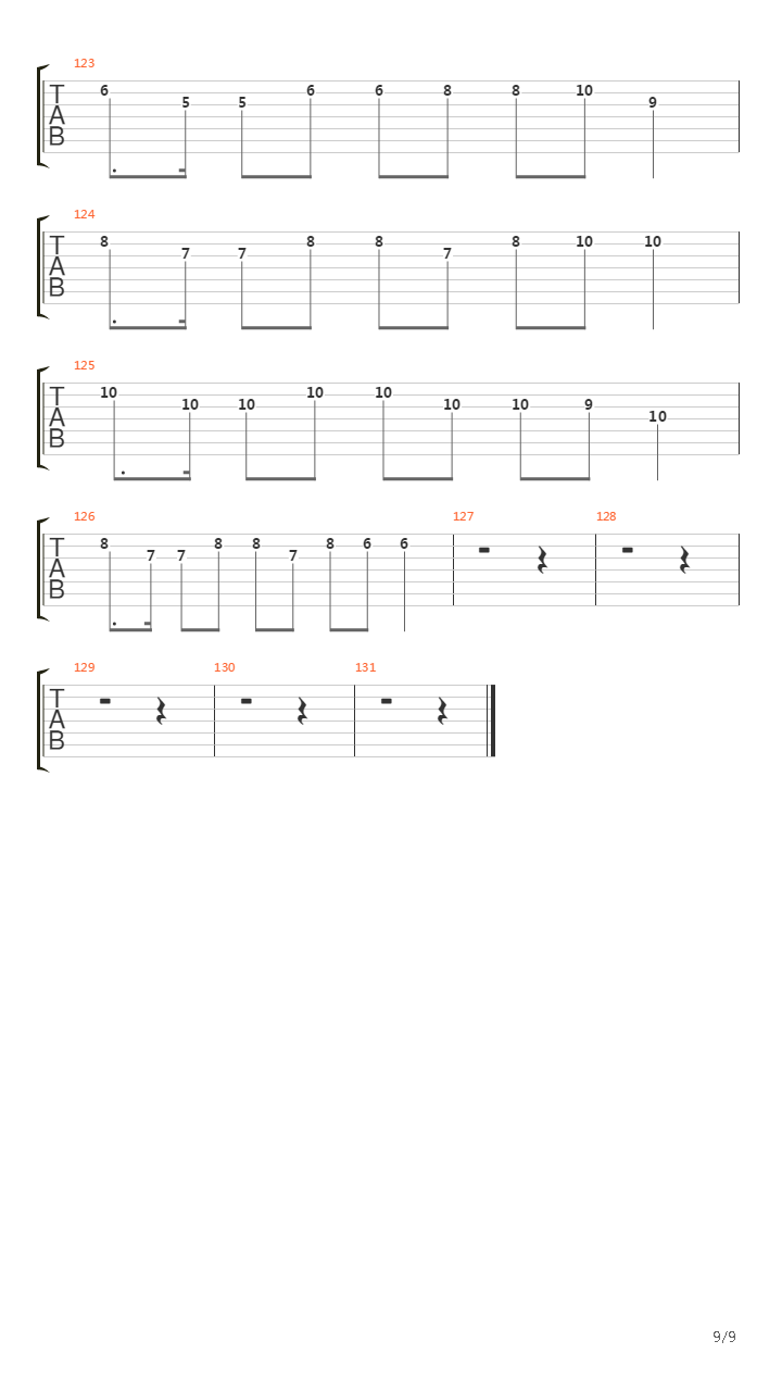 Song Of The Forlorn Son吉他谱