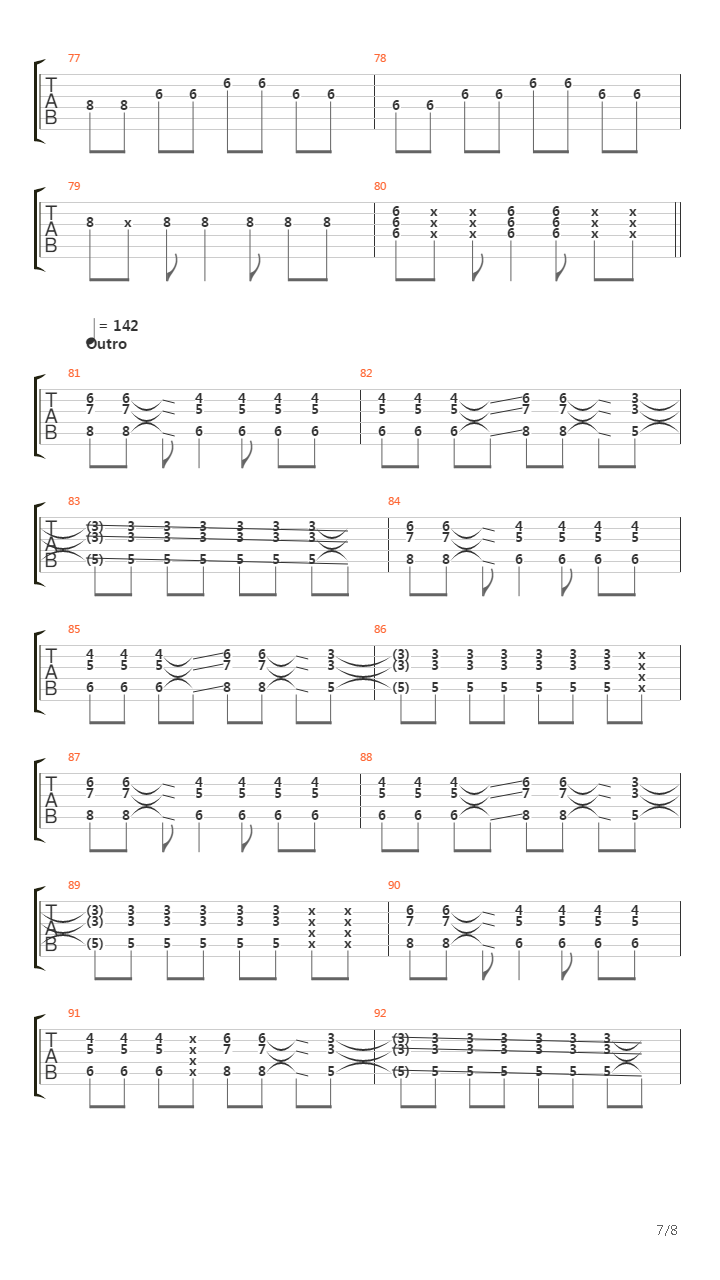 Number 10吉他谱