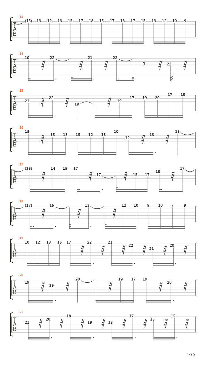 Concerto For Two Violins In D Minor Bwv 1043吉他谱