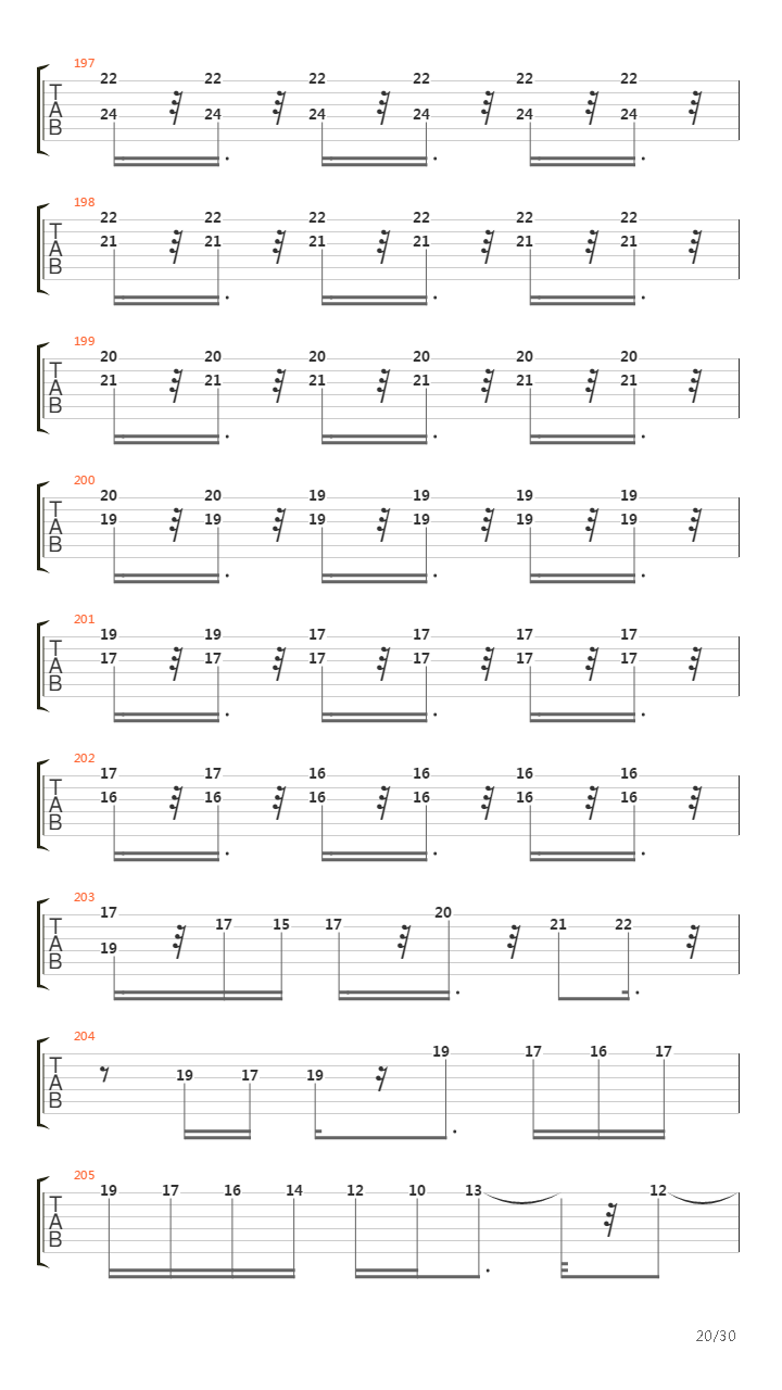 Concerto For Two Violins In D Minor Bwv 1043吉他谱