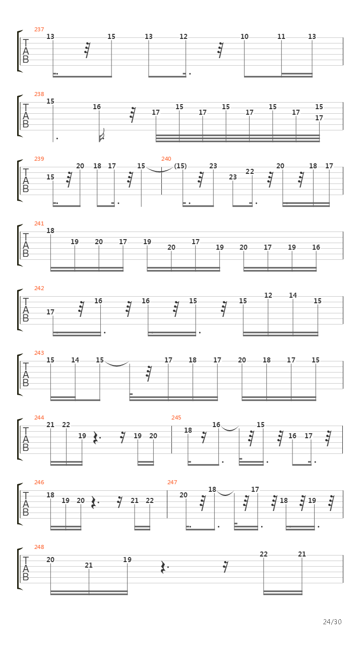 Concerto For Two Violins In D Minor Bwv 1043吉他谱