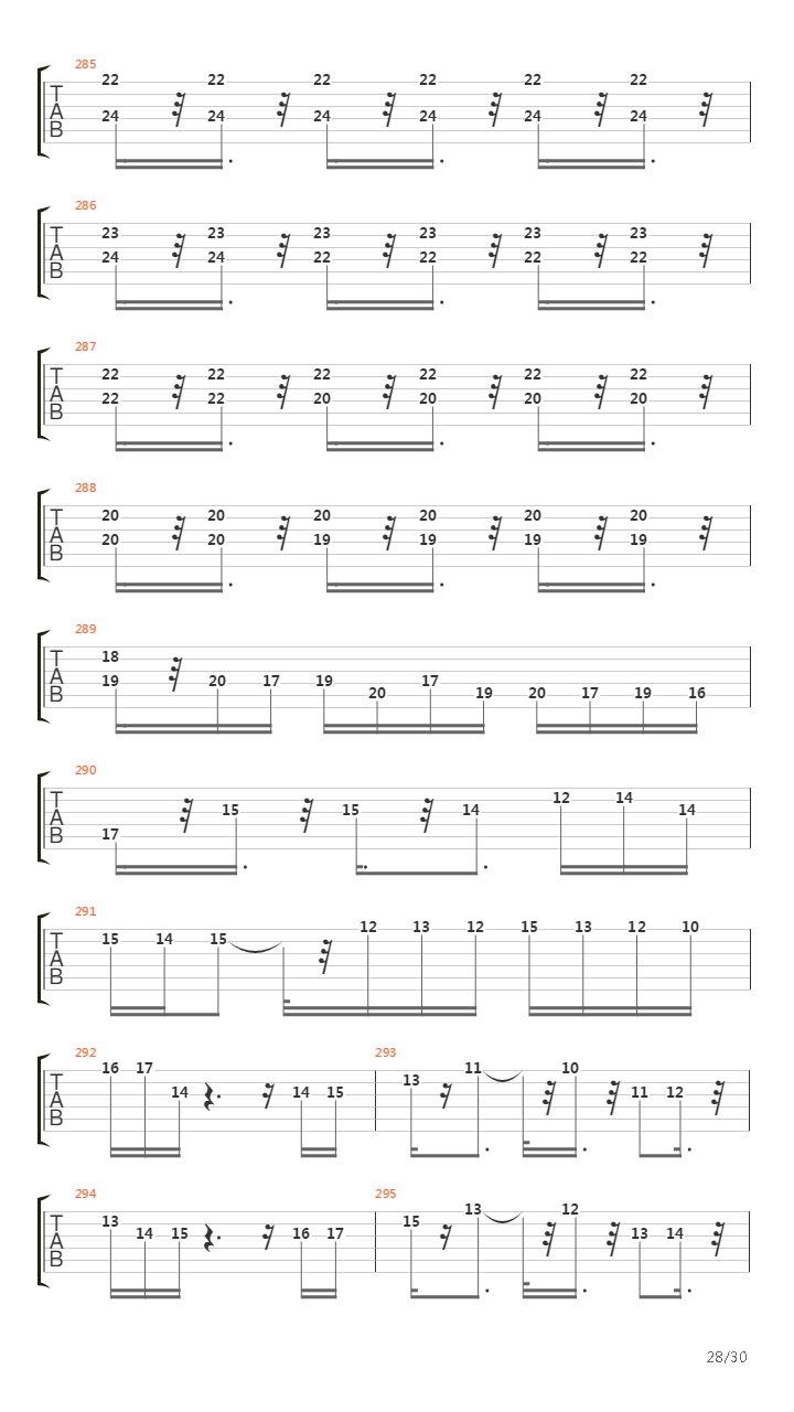 Concerto For Two Violins In D Minor Bwv 1043吉他谱