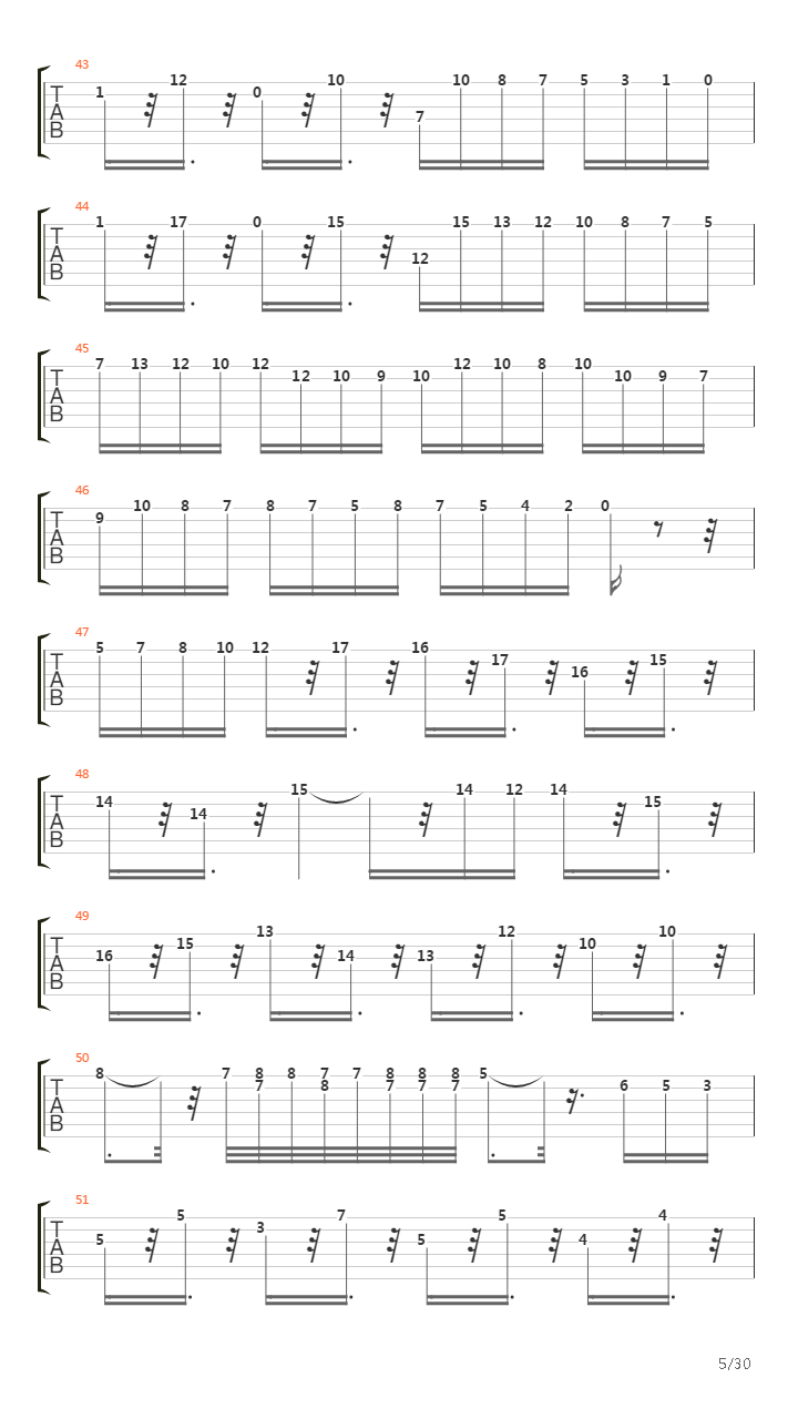 Concerto For Two Violins In D Minor Bwv 1043吉他谱