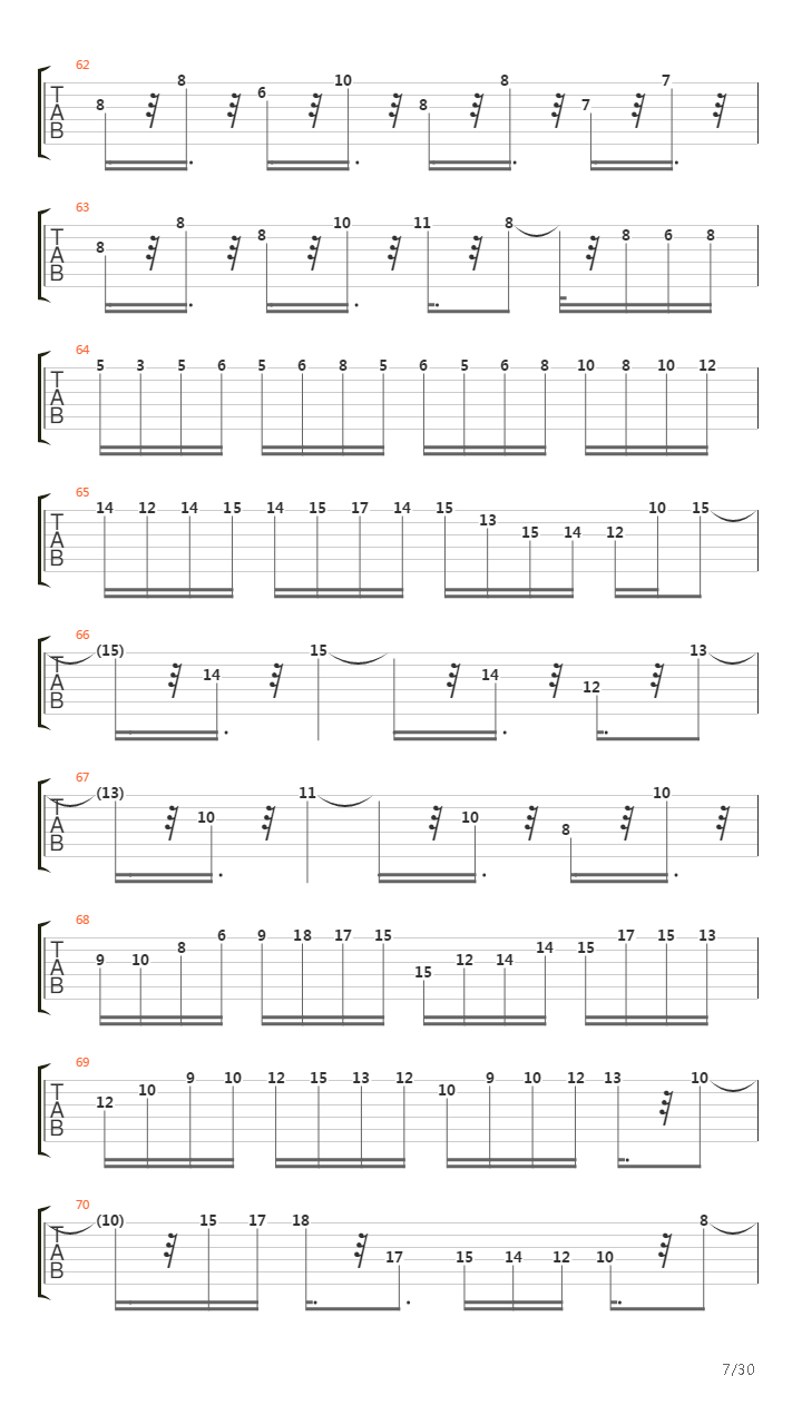 Concerto For Two Violins In D Minor Bwv 1043吉他谱