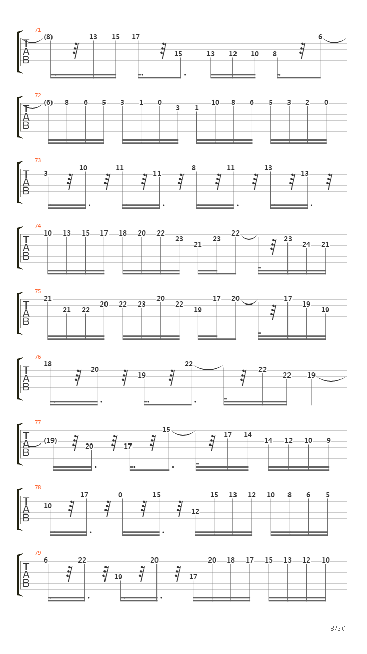 Concerto For Two Violins In D Minor Bwv 1043吉他谱