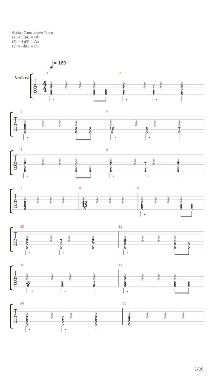 Theory Of Evolution吉他谱