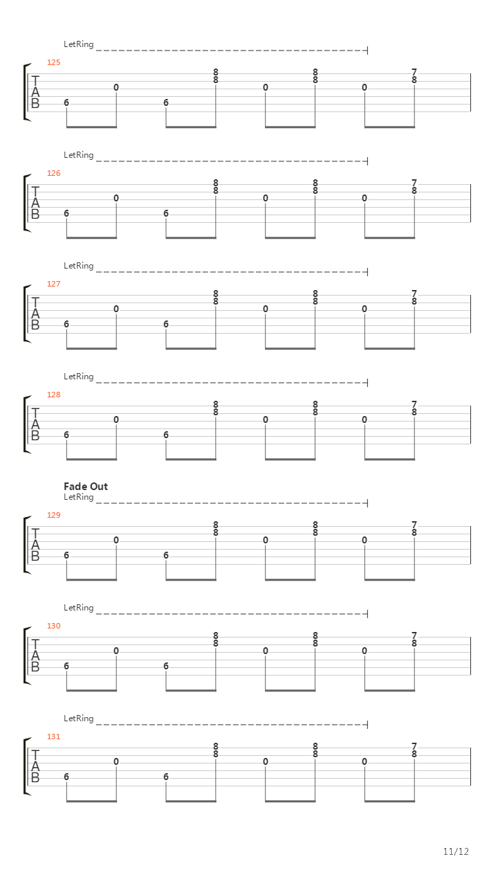 Hum吉他谱