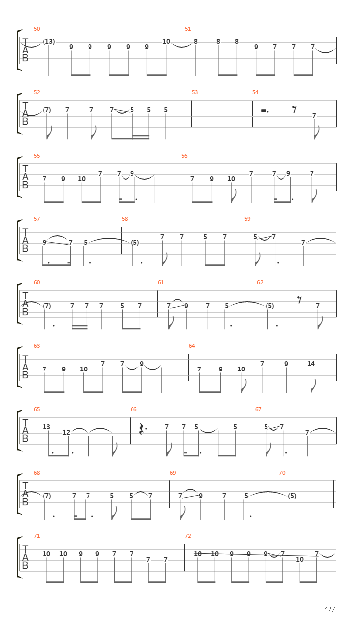 Change吉他谱