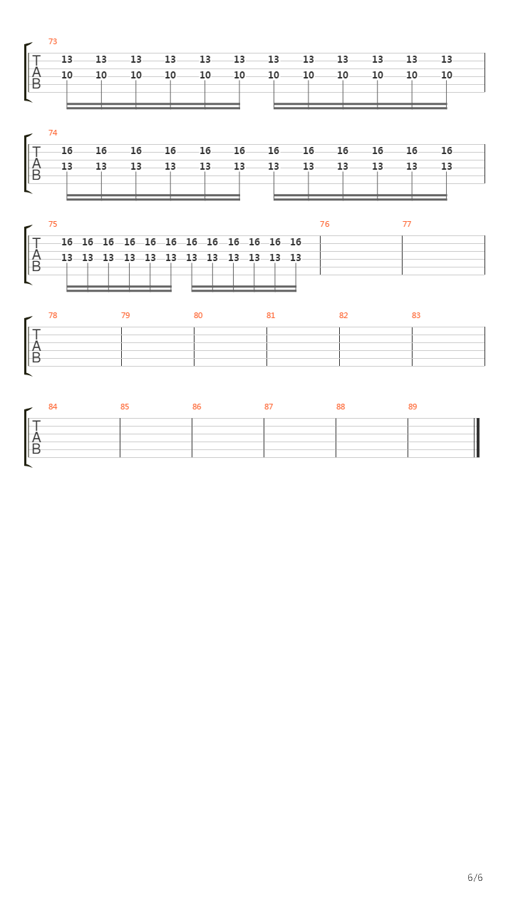 Burn吉他谱