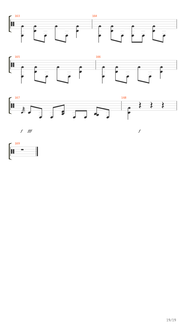 Zielscheibe吉他谱