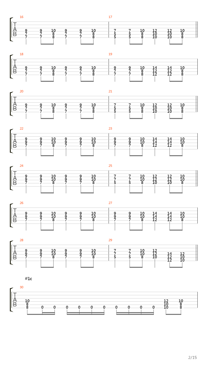 Leads To Utopia吉他谱