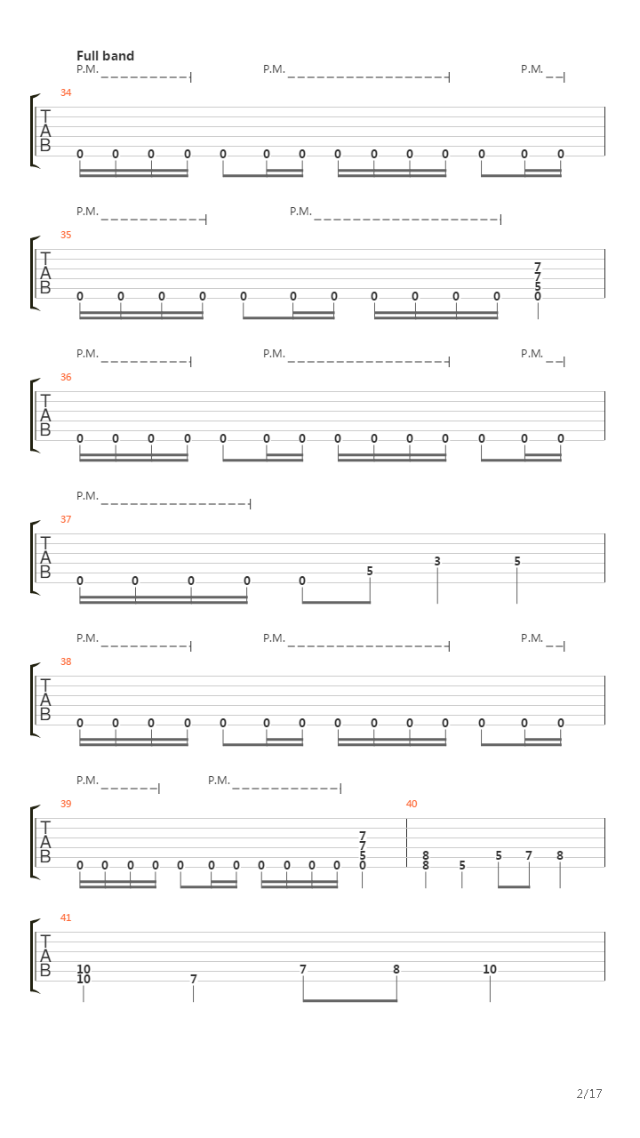 Gunman吉他谱