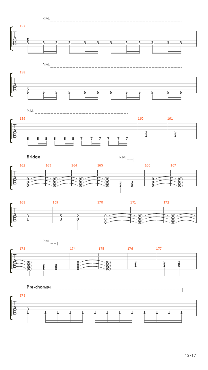 Gunman吉他谱