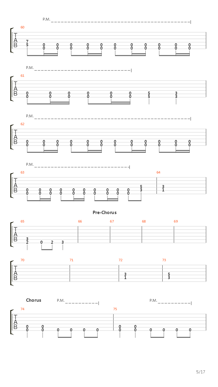 Gunman吉他谱