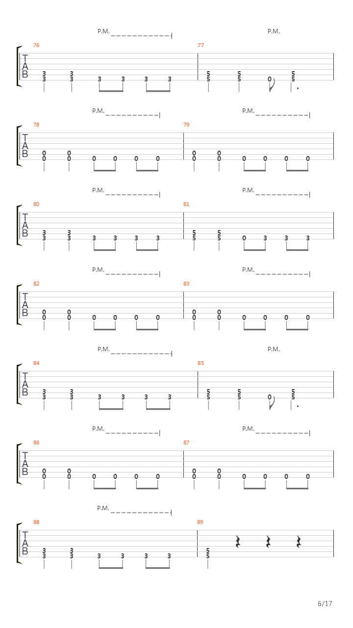 Gunman吉他谱