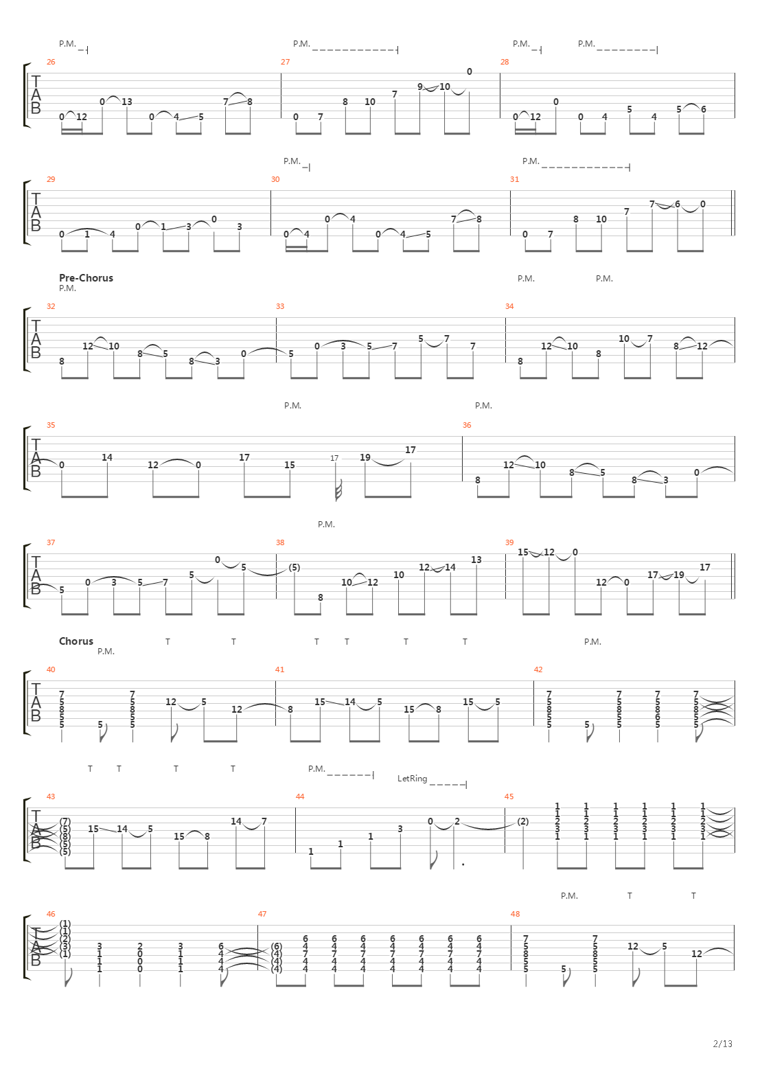 Flatline吉他谱