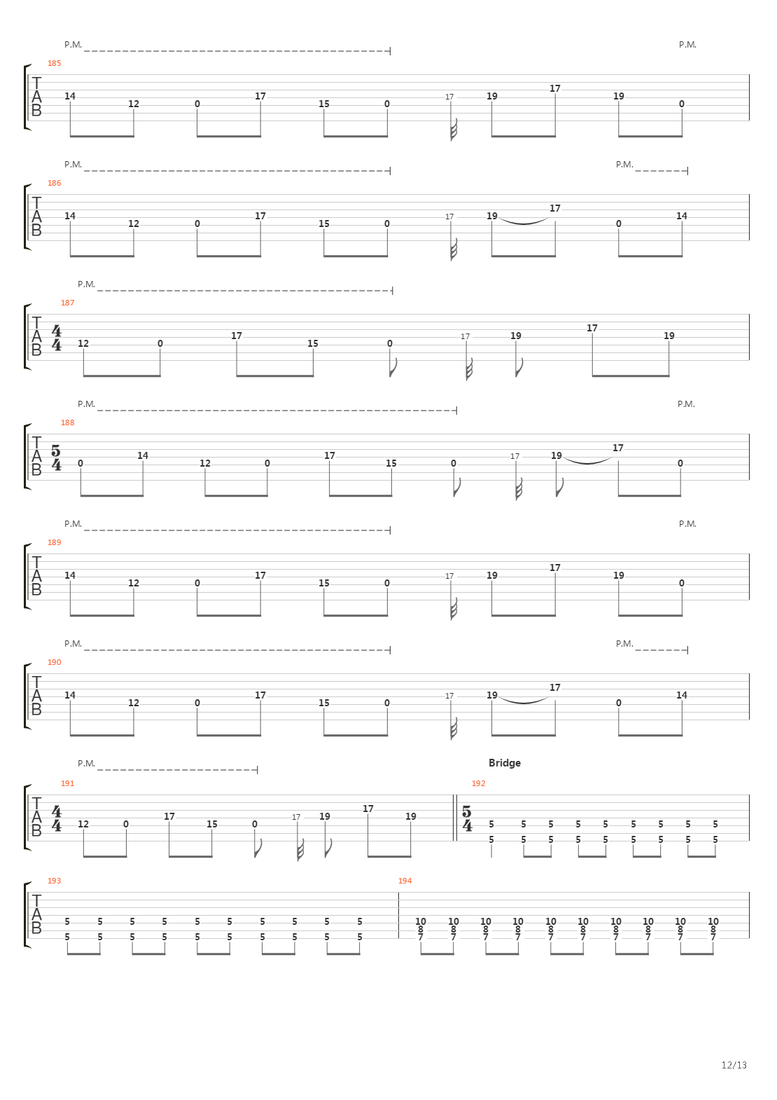 Flatline吉他谱