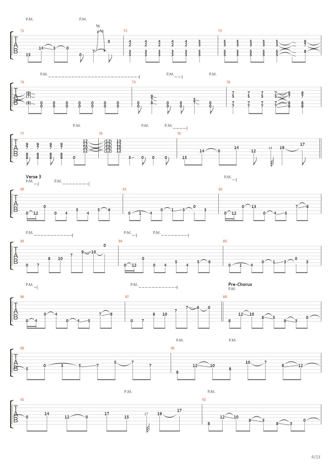 Flatline吉他谱